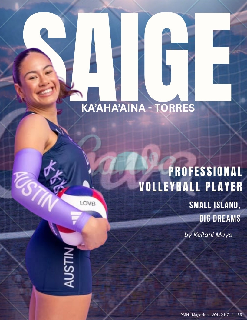 Saige Ka'aha'aina-Torres, professional volleyball player from O'ahu