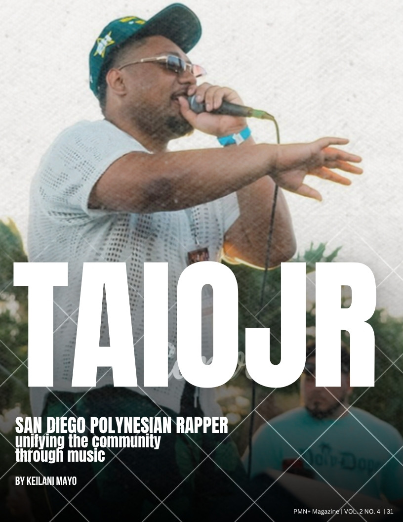 TaioJr, Samoan rapper from San Diego, performing live