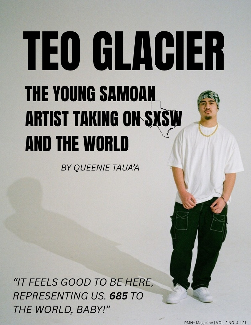 Teo Glacier, the 19-year-old Samoan artist who performed at SXSW in Austin