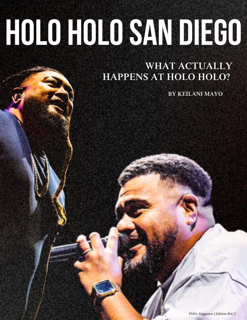 The PMN+ team covering Holo Holo Festival San Diego 2024