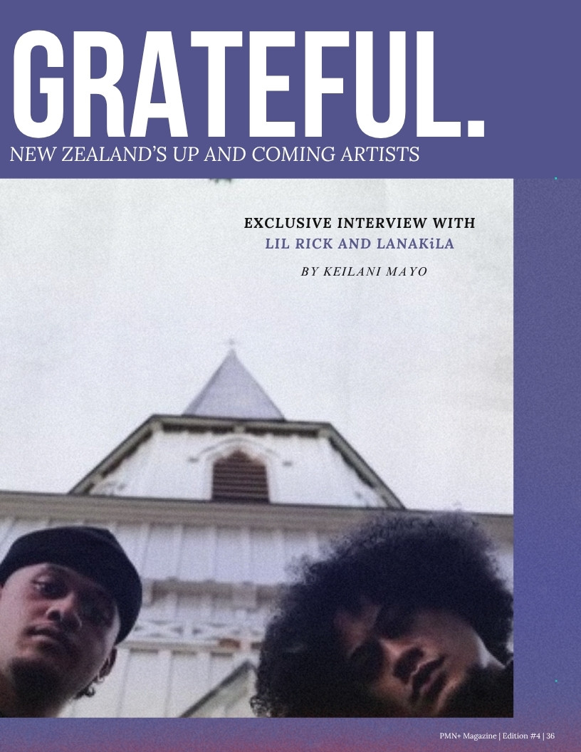 Lil Rick and Lanakila, the New Zealand artists behind “GRATEFUL.”