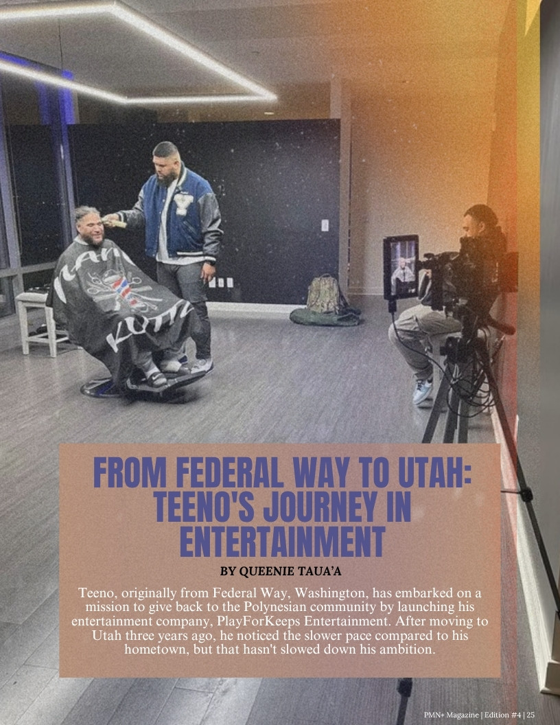 Teeno, founder of PlayForKeeps Entertainment