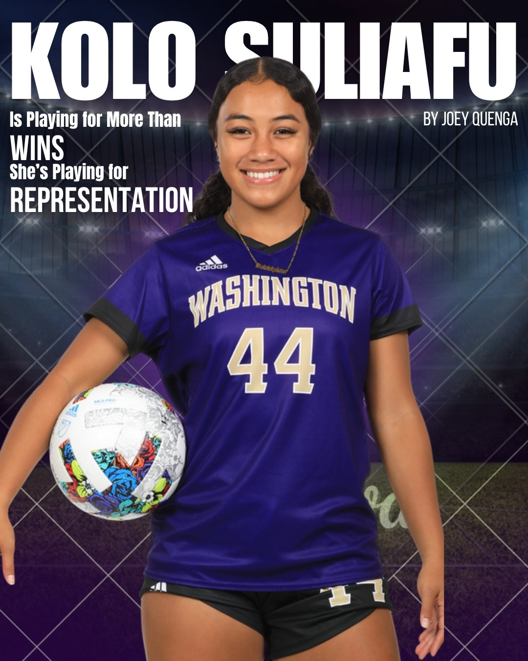 Kolo Suliafu, University of Washington senior defender