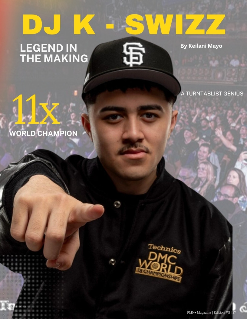 DJ K-Swizz, 11-time world champion turntablist from Aotearoa