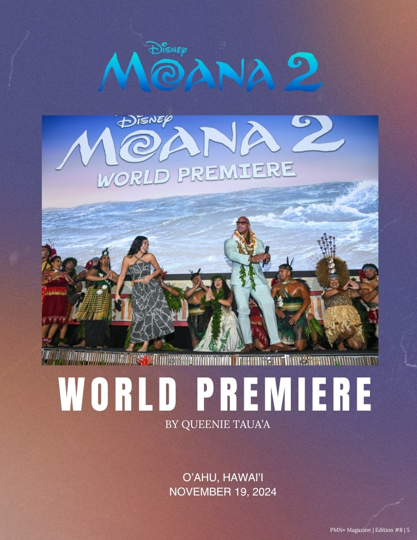 The Moana 2 world premiere stage in O'ahu, Hawai'i