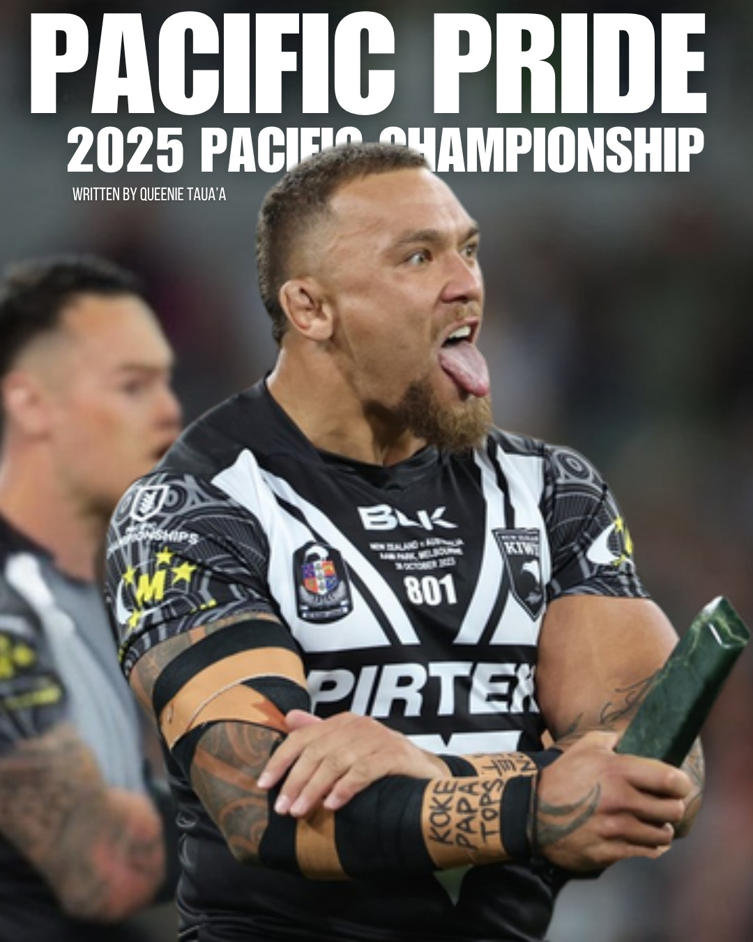 A Kiwis player during the 2025 Pacific Championships