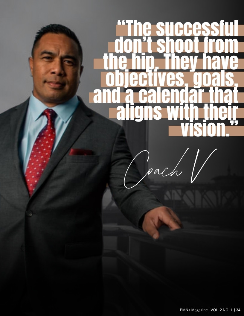 Viliami Tuivai, known as Coach V, speaker and mentor