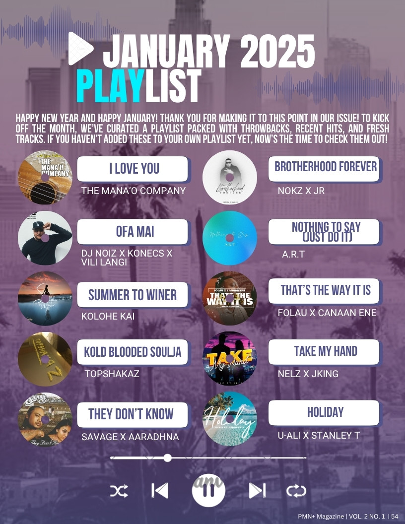 The PMN+ January 2025 playlist
