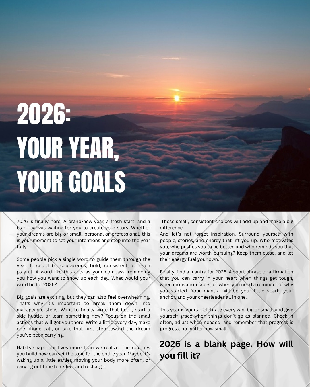 PMN+ 2026: Your Year, Your Goals