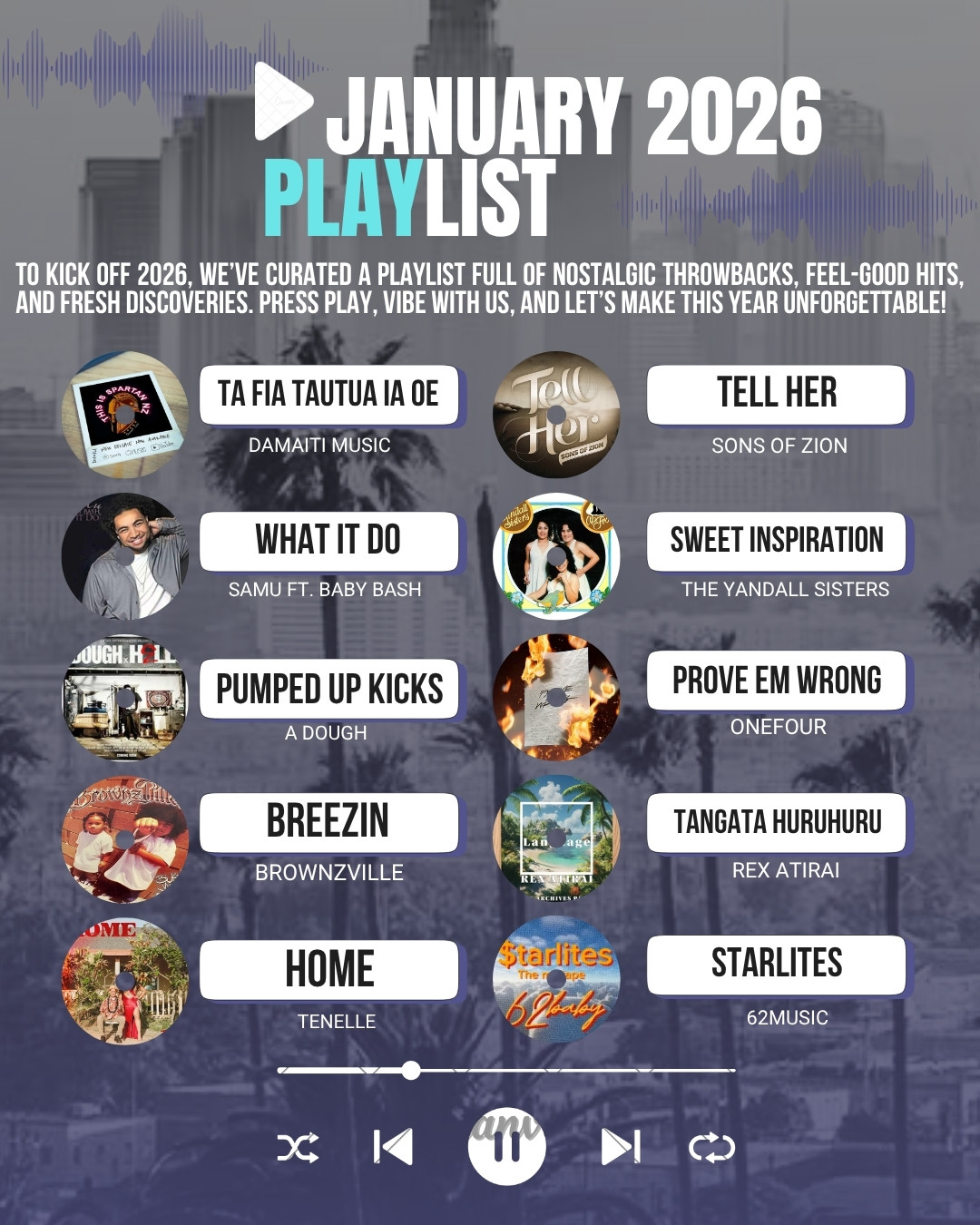 The PMN+ January 2026 playlist