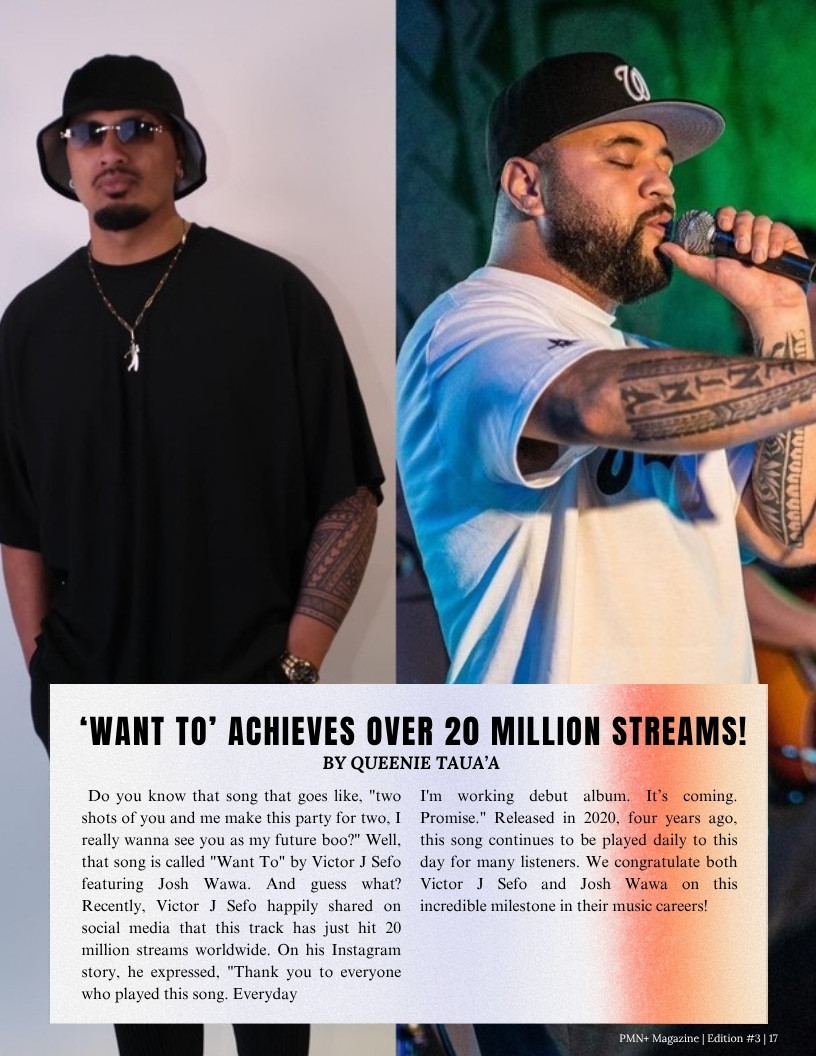 Victor J Sefo and Josh Wawa, whose single “Want To” passed 20 million streams