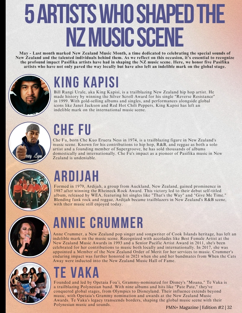 Five Pasifika artists who shaped the New Zealand music scene
