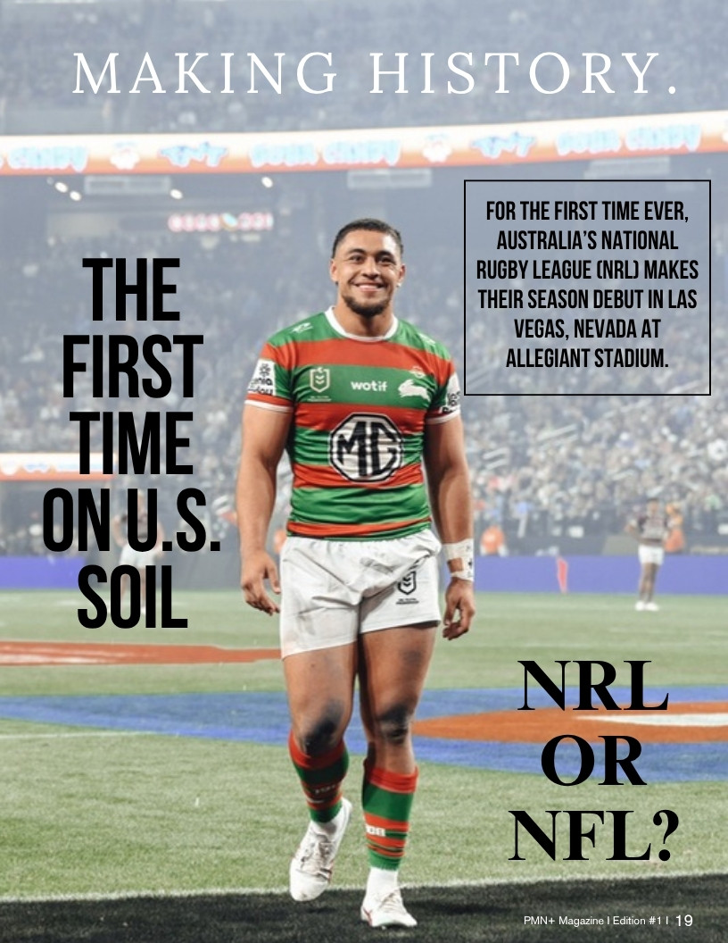 The NRL season opener at Allegiant Stadium in Las Vegas