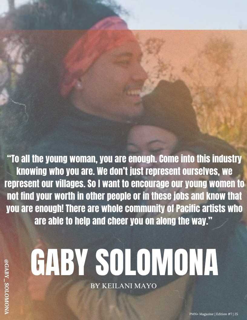 Gaby Solomona, Samoan actor and radio host from New Zealand