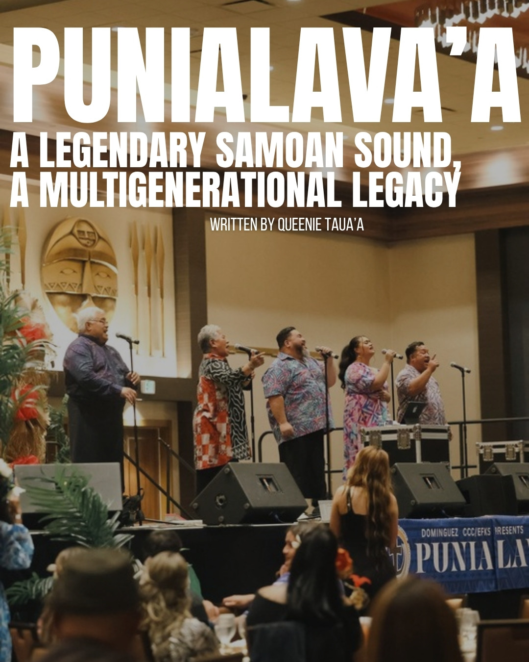 Punialava'a performing live, PMN+ September 2025 feature