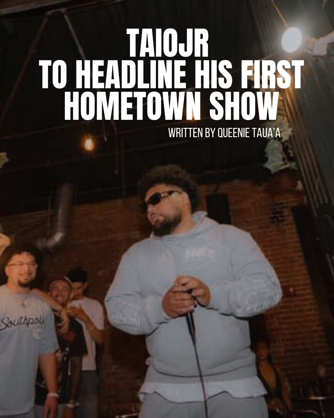 TaioJr performing ahead of his first hometown headline show